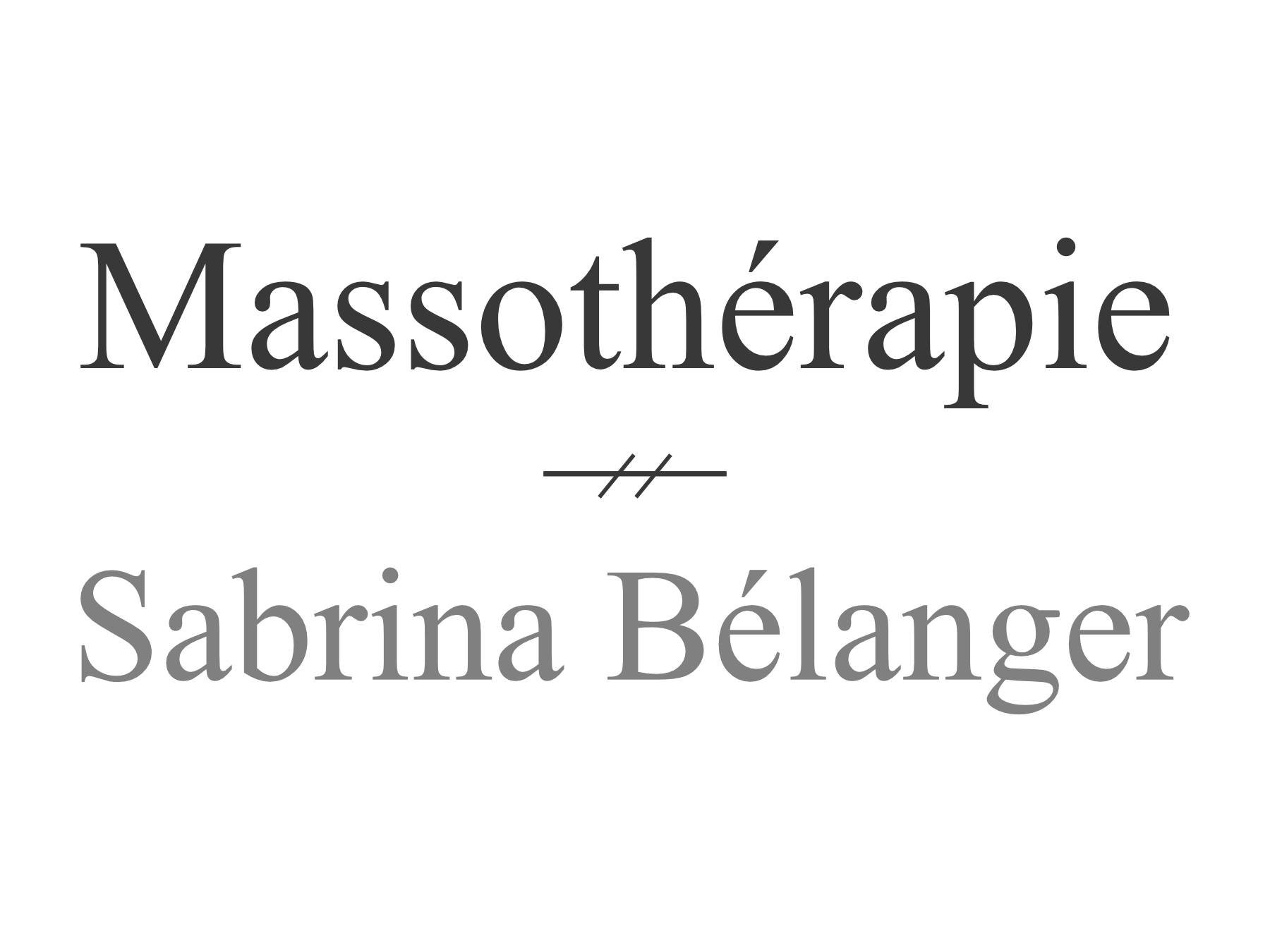 Massothérapie Sabrina Bélanger, vous offrirons un service exceptionnel et notre clinique chiropraticien Actif sont partenaire depuis plusieurs années
